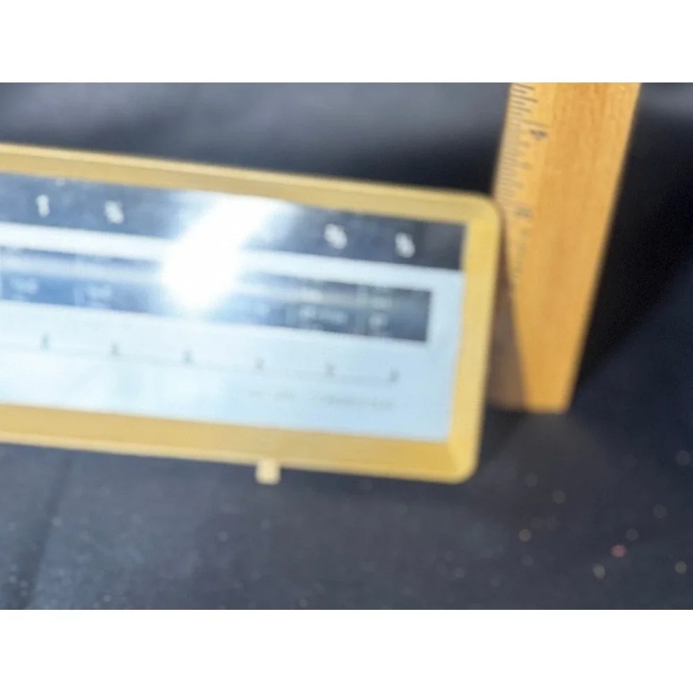Vintage Harvest Gold Recipe Converter Manual Kitchen Slide Rule Scale Tool